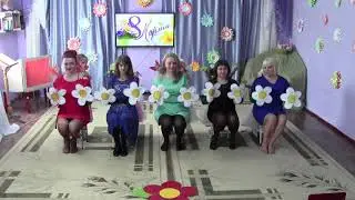 Танец с мамами "Цветочки и бабочки" 2 младшая группа