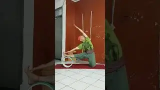 Side Body Stretch - Parighasana - Gate Pose with Yoga Wheel