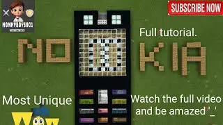 How to make a Minecraft house that looks like a phone. Full tutorial.