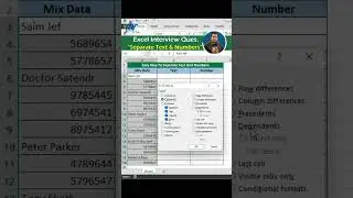 Separate Text And Numbers 😮 Extract Numbers And Text 