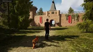 The Castle environment - dialogue test and traveling to next level