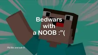 Bedwars with a NOOB pt-1