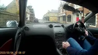 Driving through Gateshead - Toyota Celica 1.8 VVT-i