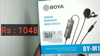 Boya M1 Mic Unboxing & Review || Best Budget Microphone