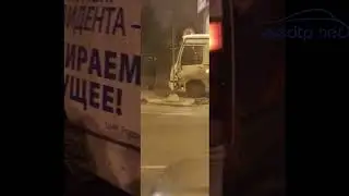 Догнали маршрутку на проспекте Славы 14 03 18 СпБ