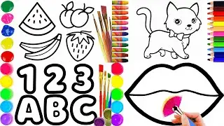 Who's faster? #1 Drawing 4 different pictures for kids