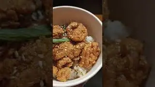 KOREAN FOOD STREET CUP BOP HONEY SOY CHICKIN EMANG MANTAP #cupbop #livingworld #eat #food #makan