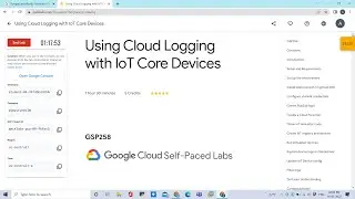 Using Cloud Logging with IoT Core Devices 