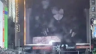 TIMES SQUARE 3d Anamorphic Billboard for TSX x NYC NFT 2023