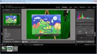 Lightroom 5 Straightening a Photo of Artwork