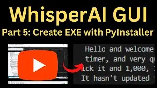 KivyWhisper Pt5: Create EXE with PyInstaller