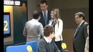 Los Príncipes de Asturias visitan la Cadena SER