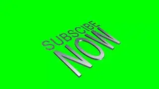 Green screen subscribe Animated 2022