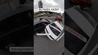 Düğün konvoyunda ilginç kaza