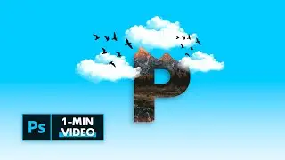 Create Eye-Catching Letter 'P' Portrait in Photoshop | Step-by-Step Photoshop Tutorial