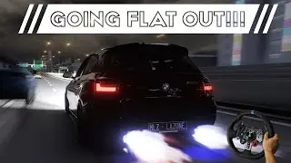 734HP Bmw 135i FaceSwap Stage 3 + Car Link |Full Send on Shutoko| Assetto Corsa|Steering Wheel|1440p