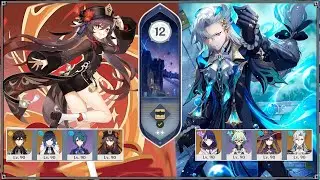 DUBLE HAYDRO C0 🥵HU TAO🥵 C0 😎NEUVILLETTE😎 SPIRAL ABYSS FLOOR 12 V4.5 F2P