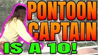 Holy SHED! Pontoon Captain NAILS IT! One Forgets She’s In GEAR! - E25