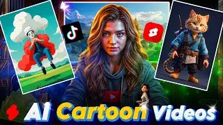 Make Money with AI Cartoon Video | New Viral Niche For Tiktok & Youtube Shorts AI 3D Animation Video