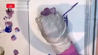How to combine calligraphy and painting 🍇Grape (Angoor) #Calligraphy #Painting #Grape #easypainting