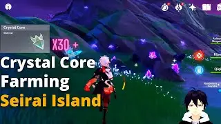 Crystal Core Farming | Seirai Island | Genshin Impact (Speed Run)