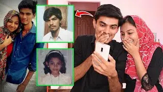 REACTING TO OUR OLD PHOTOS...😜 Don't laugh at the PHOTOS..🤣🤣