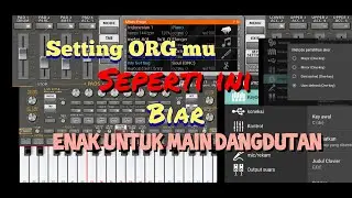 cara setting untuk dangdutan di aplikasi ORG 2020-2021 agar dangdutan lebih jooss
