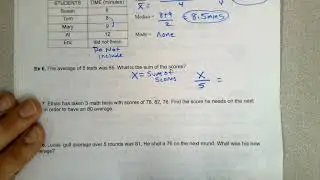 Gotsch Alg Ch 1.1 STATS 2nd Part of Notes