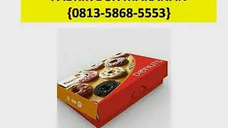 HP/WA 0813-5868-5553 Cetak Kotak Kemasan Kue