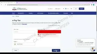 New Procedure for Payment of Income Tax #ankitvijaywargiya #incometax