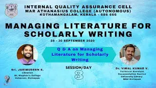 Q & A: Managing Literature for Scholarly Writing