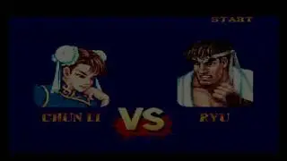 CHUN-LI vs RYU / Street Fighter ll Turbo SNES