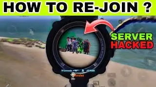 How to Re-join Server hacked match | Bgmi solo conqueror rank push | Xiaomi pad 6