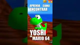 Aprenda como encontrar Yoshi em Super Mario 64 | #Detonado #Nintendo64 #mario64
