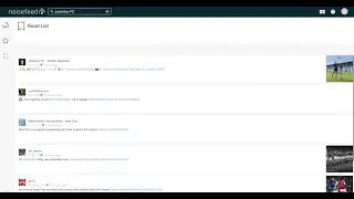 NOISEFEED - Read List creation