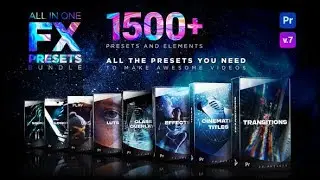 Presets Pack for Premiere Pro Transitions, Titles, Effects, VHS, LUTS, Logo Videohive V7 24028073