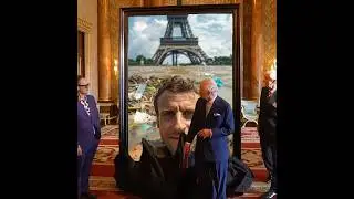 #paris #happyday #macron #sekwana #funny #ai