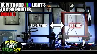 How to add LED light’s to a 3D printer, Ender 3