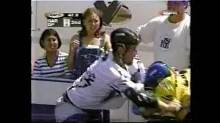 Chad Wagner vs Dean Harmer - Pro Beach Hockey Fight