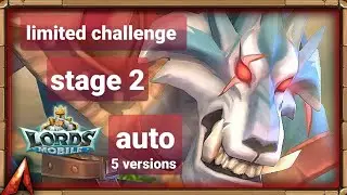 Lords mobile Grim Wolf 2/6 limited challenge - Bloodlust