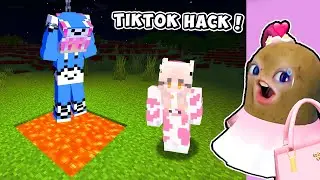 MOMON HUKUM ATUN USING TIKTOK HACK!! SO ATUN WILL REFUSE... ft @BANGJBLOX | MINECRAFT