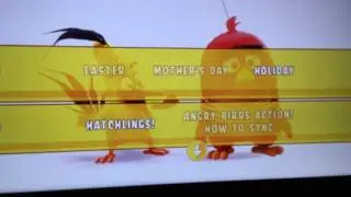 The angry birds movie bluray DVD main menu