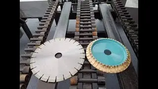 stone chamfering bevelling and grinding machine with turning system