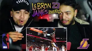 BRITISH BOYS REACT TO 'LEBRON JAMES BEST CAREER PLAYS'!!