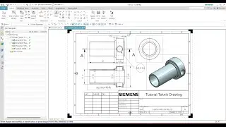 Tutorial Siemens NX 12 3D to 2D