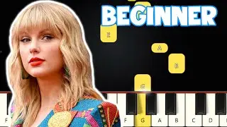 Willow - Taylor Swift | Beginner Piano Tutorial | Easy Piano