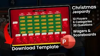 Download Christmas Jeopardy PowerPoint Game with Scoreboard