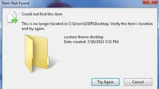 could not find this item error when deleting a folder (this is the solution 2015)