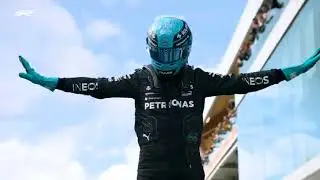 George Russell doing the T-Pose (Compilation)