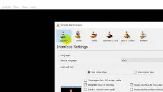 How To show Controls in Full Screen Mode In VLC